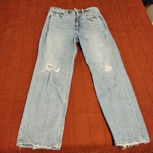 Vintage straight high waist jeans